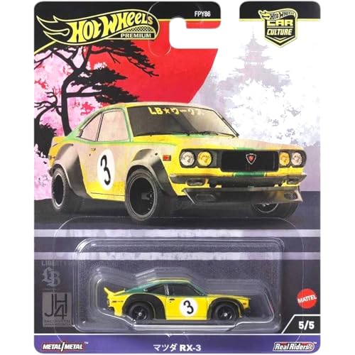 Hot Wheels Premium Car Culture Japan Historics 5-Car Set miniatura 5