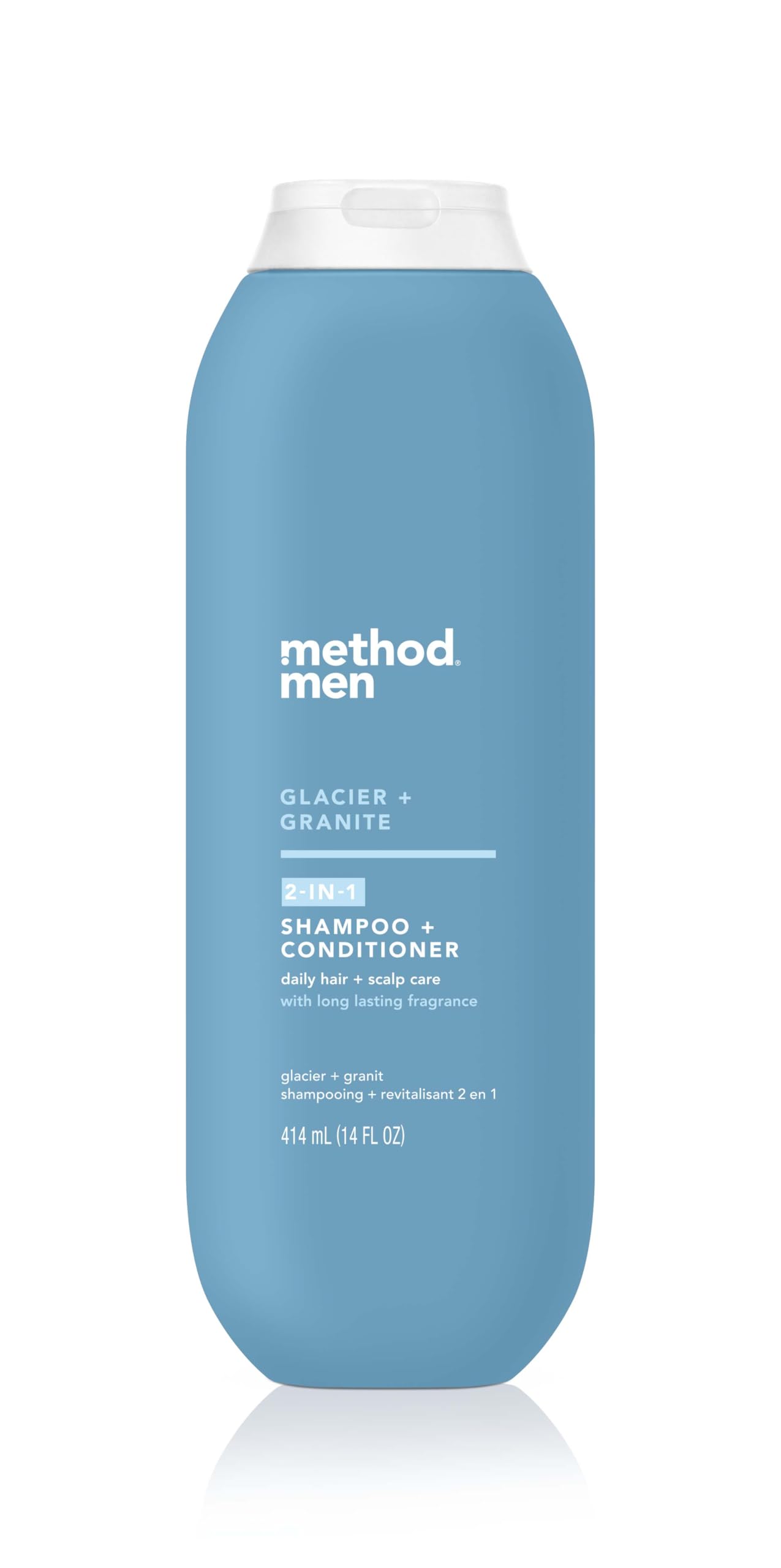 Men 2 in 1 Shampoo and Conditioner, Glacier + Granite, 14 oz