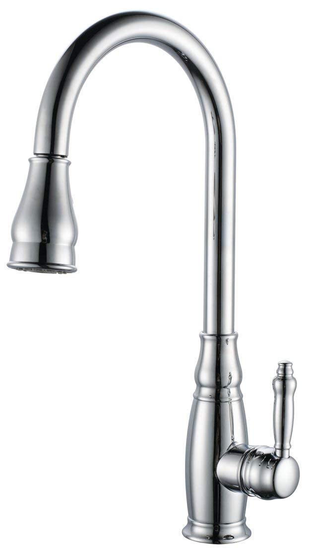 Robinet cuisine extractible mitigeur douchette évier monotrou pont