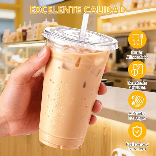 La mejor comparación de Vaso con tapa y popote para comprar hoy. 23 Imagen adicional