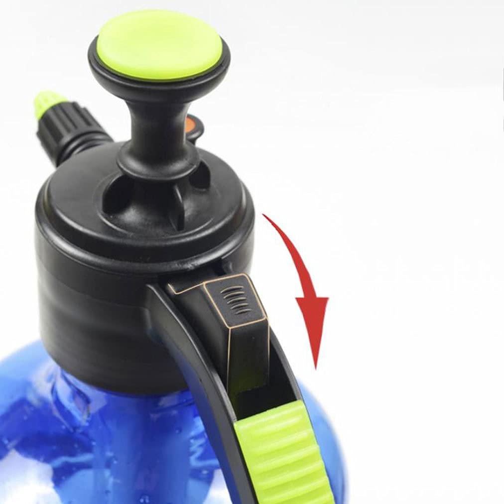 Konewki 3 l opryskiwacz ogrodowy konewka ręczna pompa ciśnieniowa ogrodowa spray przezroczysta butelka z regulowaną dyszą do roślin ogrodowych, z długą wylewką spryskiwacza (kolor: fioletowy