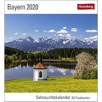 Sehnsuchtskalender Bayern Kalender 2018 Harenberg Verlag Postkartenkalender Mit 53 Heraustrennbaren Postkarten 16 Cm X 17 5 Cm Amazon De Burobedarf Schreibwaren