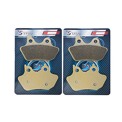 Plaquettes de Frein Avant et Arrière Compatible avec Harley Davidson Softail FLSTCI FLSTC Heritage Classic 2000-2007 Fat Boy, Dyna Electra Glide, FXST Softail...