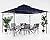 ABCCANOPY Gazebos for Patios 10x12 - Outdoor Steel Frame Gazebo for Lawn Backyard Garden Deck (Navy Blue)