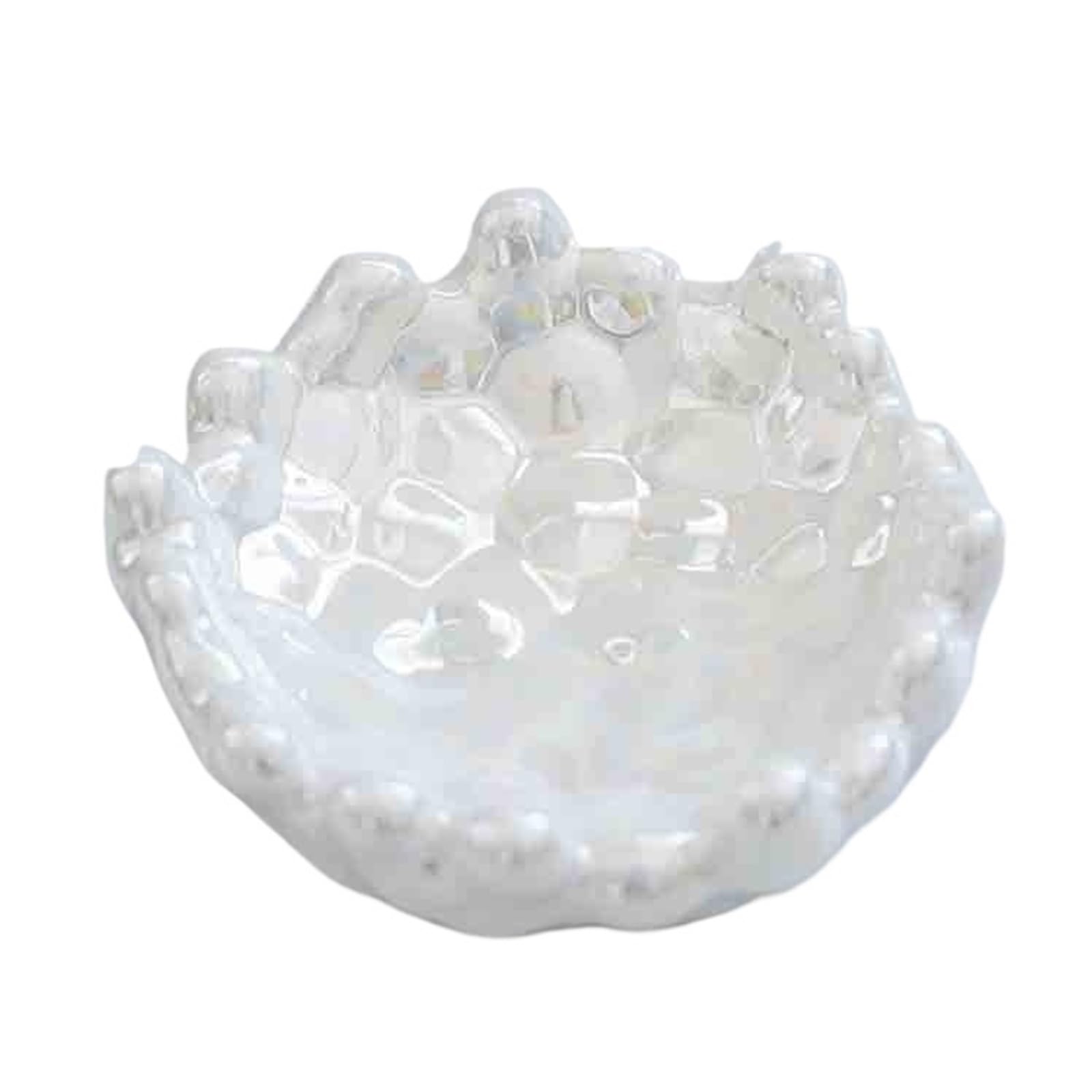 Circular Ashtray For Home Use Hotel Office Coffee Shop Available In Black And White Office(White)
