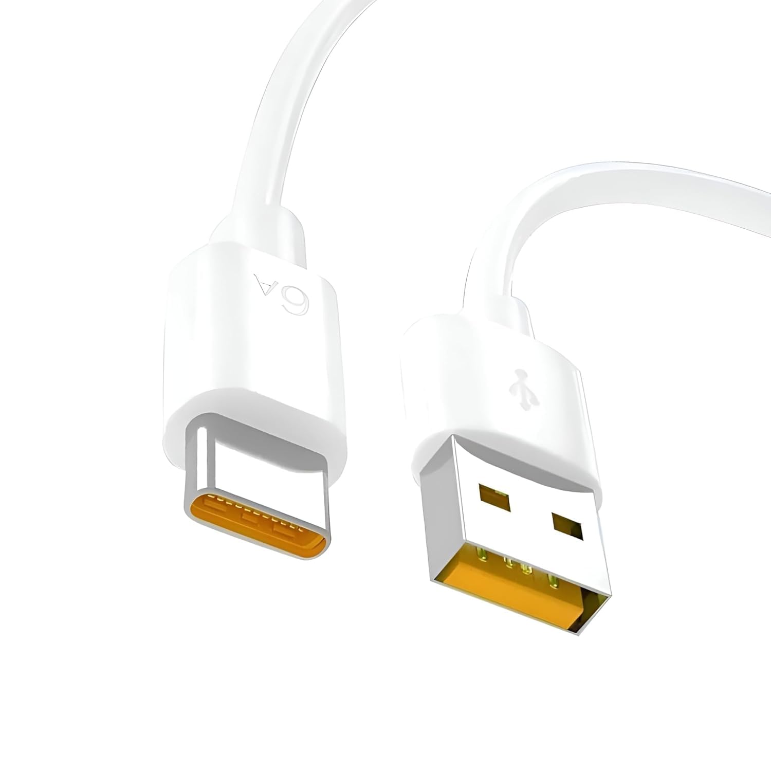 REALME Original 100W Supervooc Usb Type C Charging Data Cable for Realme 12 pro plus/11 pro plus/11/10/9 Pro/Narzo 60 Pro/60/50/50 pro/30 Support 65W Superdart and 33W Dart Also Quick Charge, White