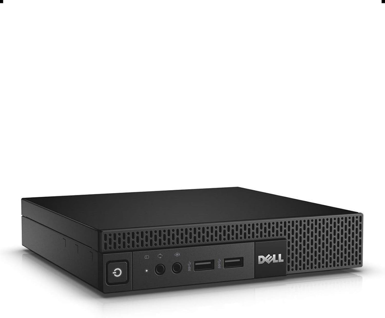 Dell Optiplex 3020 - Mini ordenador de sobremesa con pantalla de 24 pulgadas, Intel Core i3-4160, 8 GB de RAM, SSD de 128 GB, teclado QWERTY estadounidense, Wi-FI, Bluetooth, Windows 11 Pro — view 3
