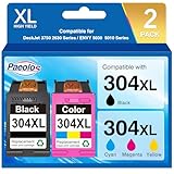 Contenu du paquet pour cartouche d'encre HP 304 : 1 x 304XL noir, 1 x 304 XL couleur