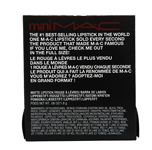 Image of M.A.C Little Lipstick, Matte Finish 0.06 Oz /1.77 ml - D for Danger