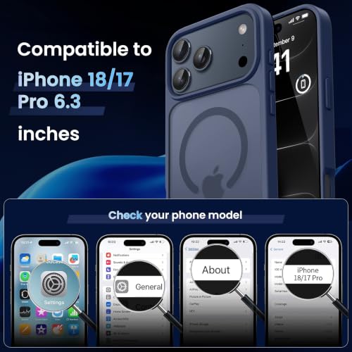 CACOE für iPhone 18 Pro/17Pro Hülle mit Militärschutz für MagSafe – Ansicht 2