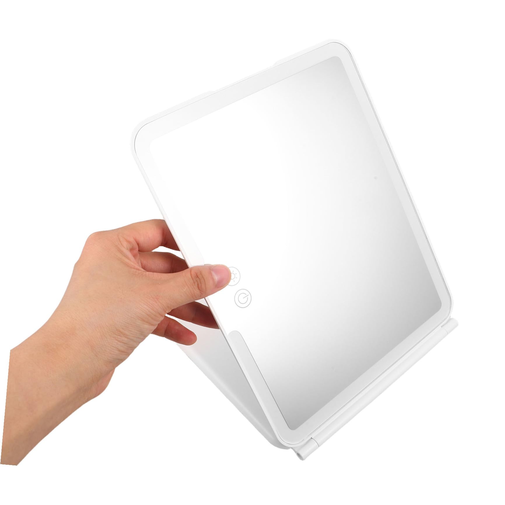 ERINGOGO Miroir de Maquillage LED 10x Rechargeable Blanc 1 Set