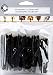 Decorative Clothespins Black  3.5 inch Long by 5/8 inch wide, 12 Count