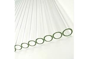 Stunning and Durable 4" Glass Rose Pipe Blowing Tubes