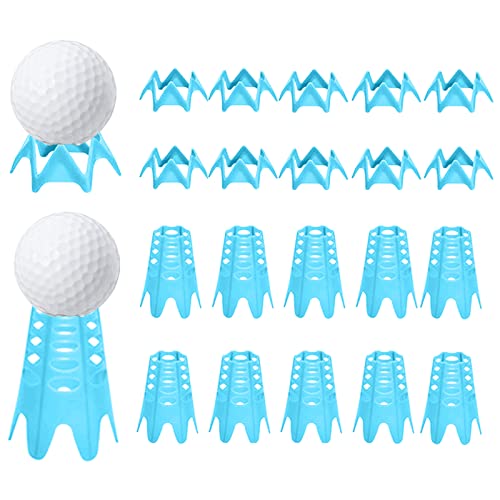 Image of Plastic Golf Tees, Golf Simulator Tees for Home, Outdoor Indoor Golf Tees Simulator Practice Training, Golf Mat Tees for Winter Turf and Driving Range