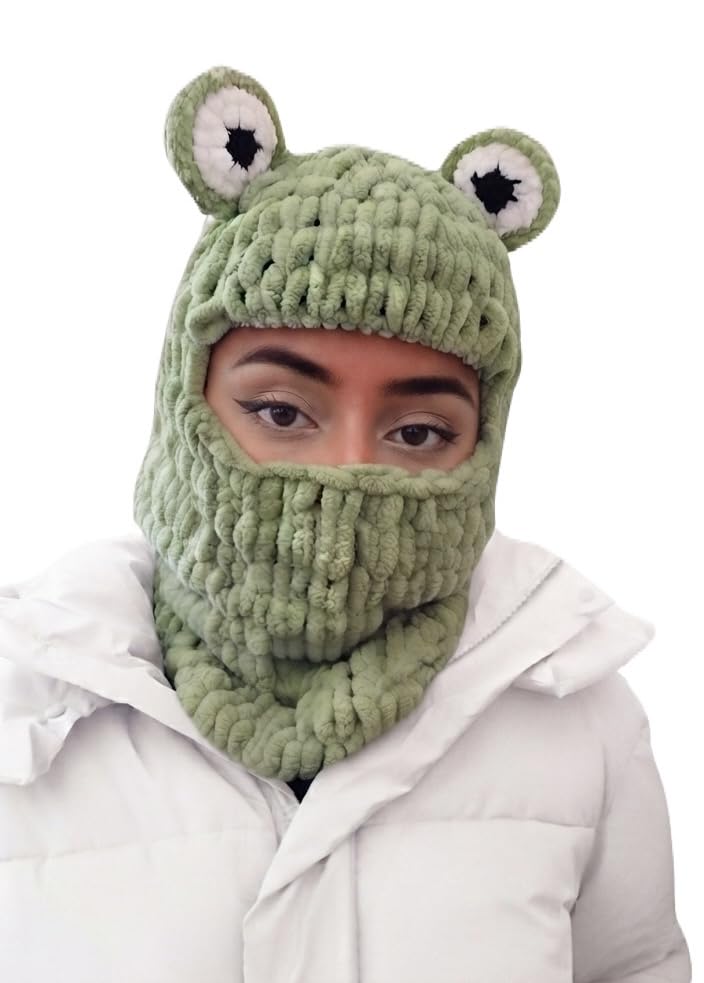 Amazon.com: KLABELGIFT Kawaii Y2K Animal Ski Balaclava Mask Hat