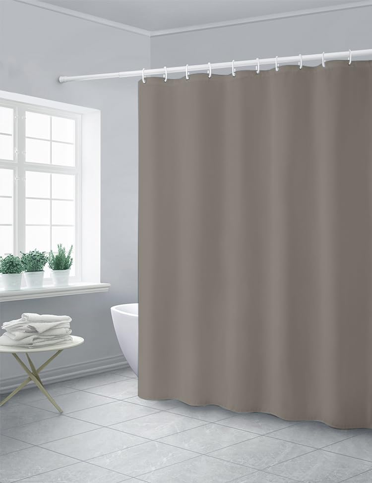 Shower Curtain, Made of PEVA, Water Repellent, Mildew Resistant, 180x180cm, 71x71inch, Rail Hooks,Feather Light, Ultra-Thin - Image 2