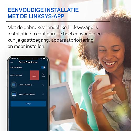 Linksys Mr8300-Eu Ac2200 Mesh Wifi-Router, Mu-Mimo,Einzelpack - Afbeelding 4