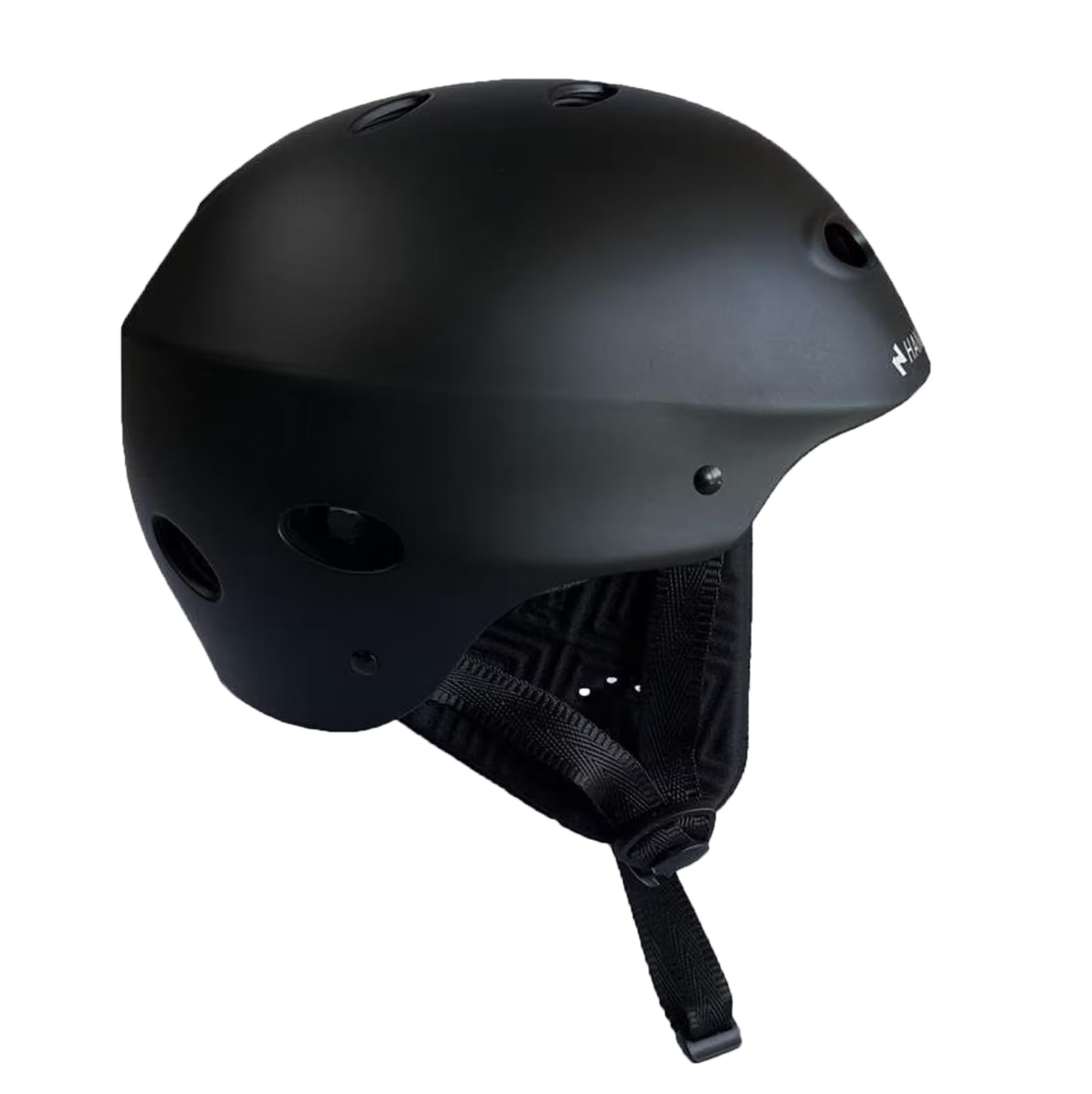 HANA Casque de Protection Nautique Coque ABS Mousse EVA Noir Unisexe
