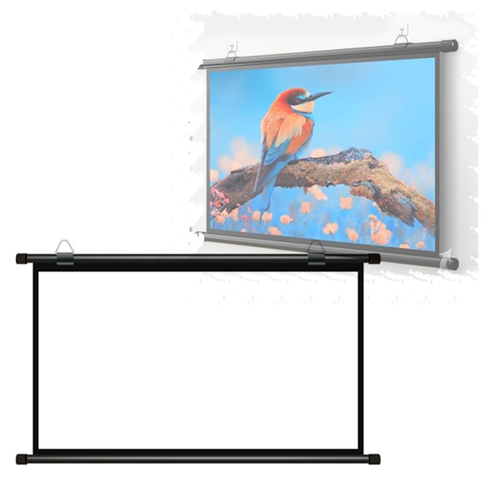 30 "40" 50 "60" 72 "Schermo Per Proiettore 4K HD Schermo Cinematografico Per Campeggio All'aperto Interno Schermo Di Proiezione Manuale Per L'Home Theater(60 Inch (4:3))