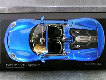 Amazon | 1/43 ポルシェ 〓 918 スパイダー/ブルー メタリック