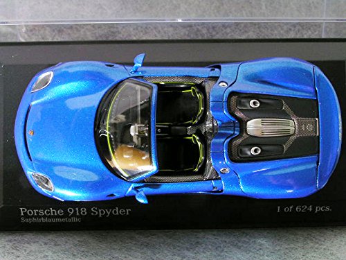Amazon | 1/43 ポルシェ 〓 918 スパイダー/ブルー メタリック