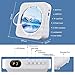 CD Player Portable Bluetooth 5.1 Desktop CD Player with HiFi Sound Speakers,Remote Control,Dust Cover,LED Display,Boombox FM Radio,USB/AUX for Home,Kids (White)