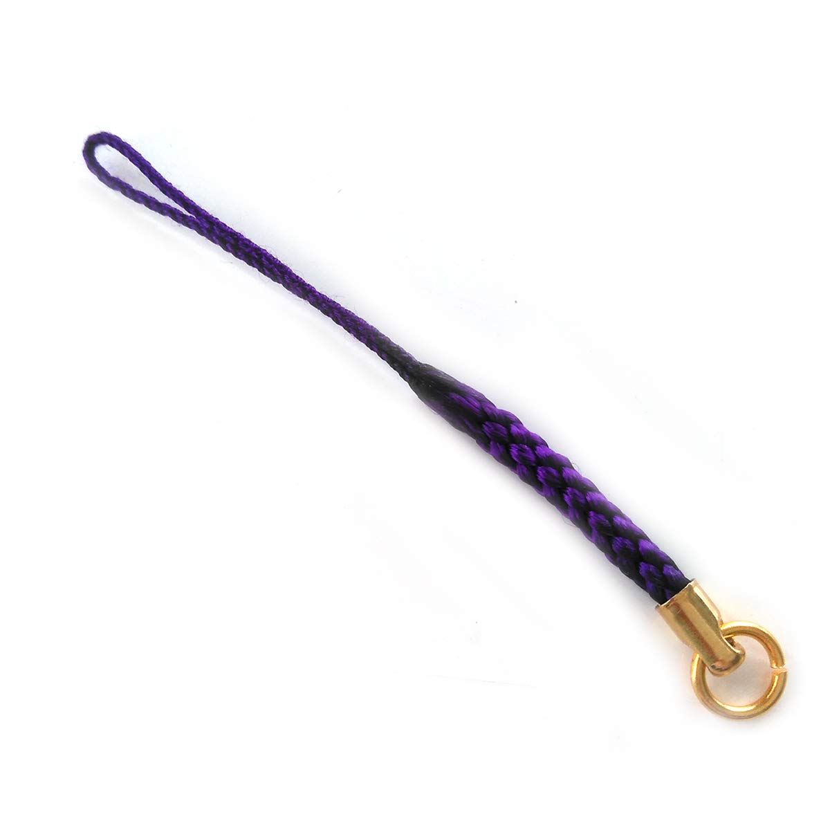 Amazon Co Jp 根付紐 和風携帯ストラップ金具 カツラ付根付紐 丸カン付 紫10 家電 カメラ
