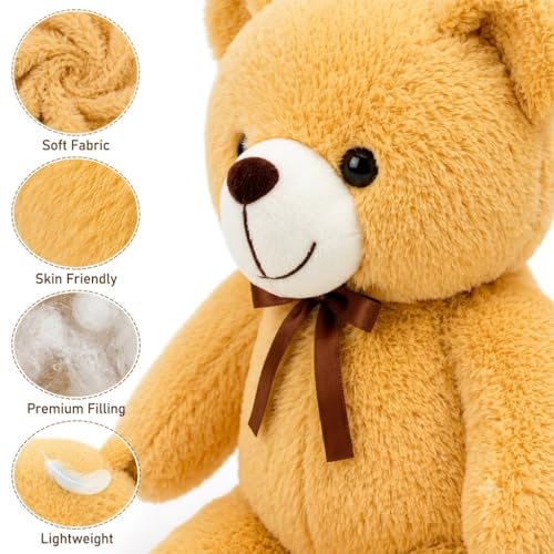 Image of Brown Teddy Bear Soft Toy, 35cm