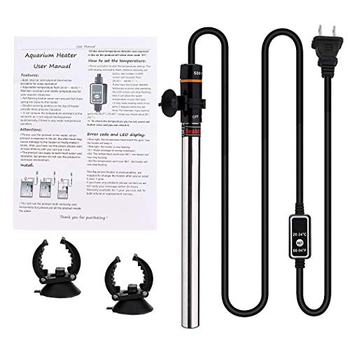 image for Sheye 500W Aquarium Heater, Fast Heating Submersiber Thermostat, Fish 