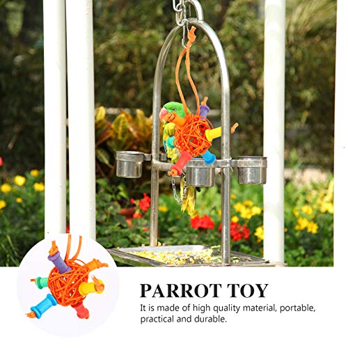 POPETPOP Brinquedos Do Pássaro Do Papagaio Pássaro Brinquedo Colorido Brinquedo de Mastigar Brinqued