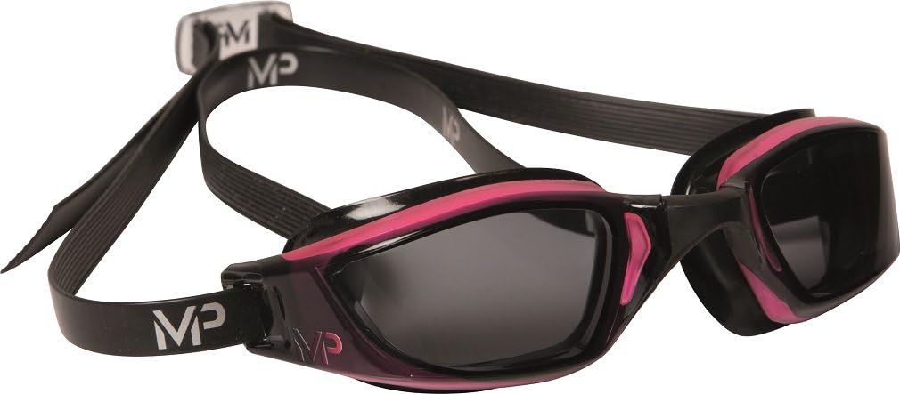 Michael Phelps Xceed Ladies Swimming Goggles - Pink/Black - Smoke Lens