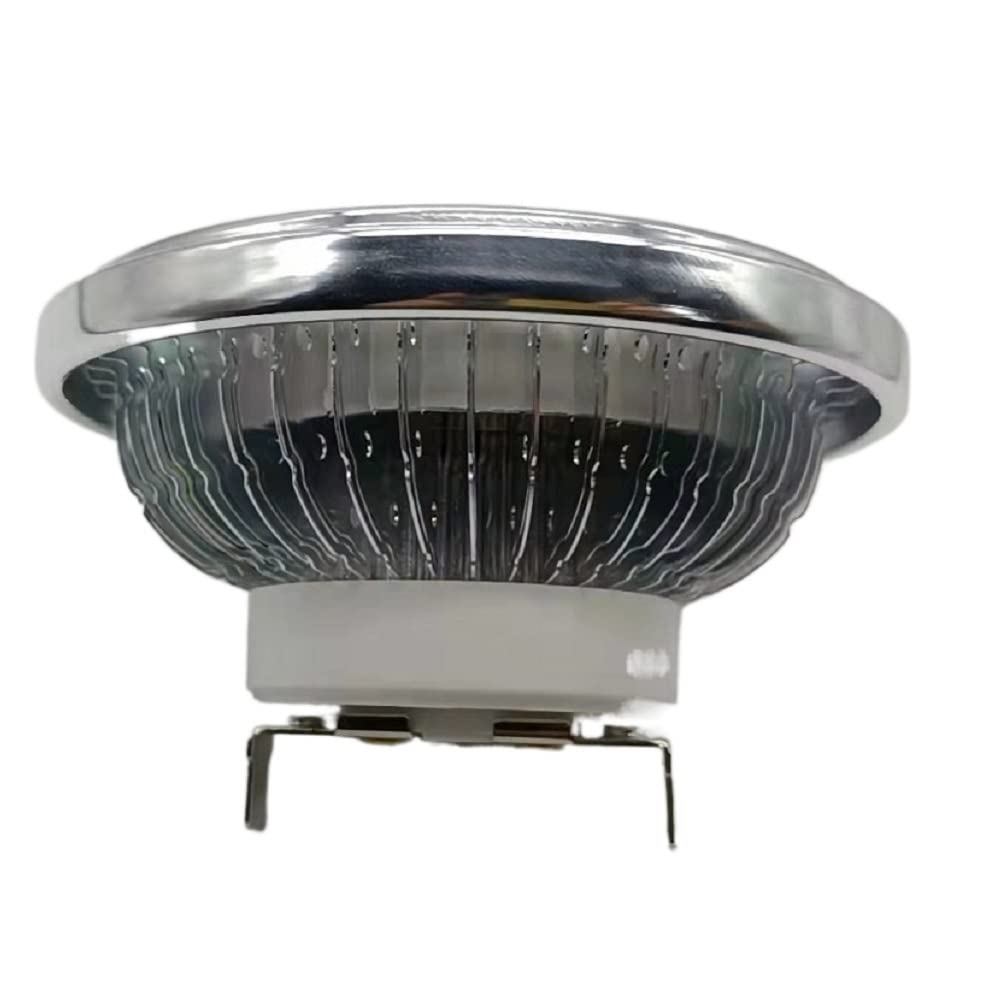 1fortunate Lights Pack of 4, LED Grille Light Downlight AR111 G53 10/12W AC85-265V LED Spotlight Light Source(Warm White,85-265v 10w)