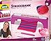 Lena 42680 Kit de tricot avec banc à tricoter, kit complet d'apprentissage avec crochet en métal, aiguille en plastique et fil de différentes couleurs assorties pour enfants à partir de 6 ans