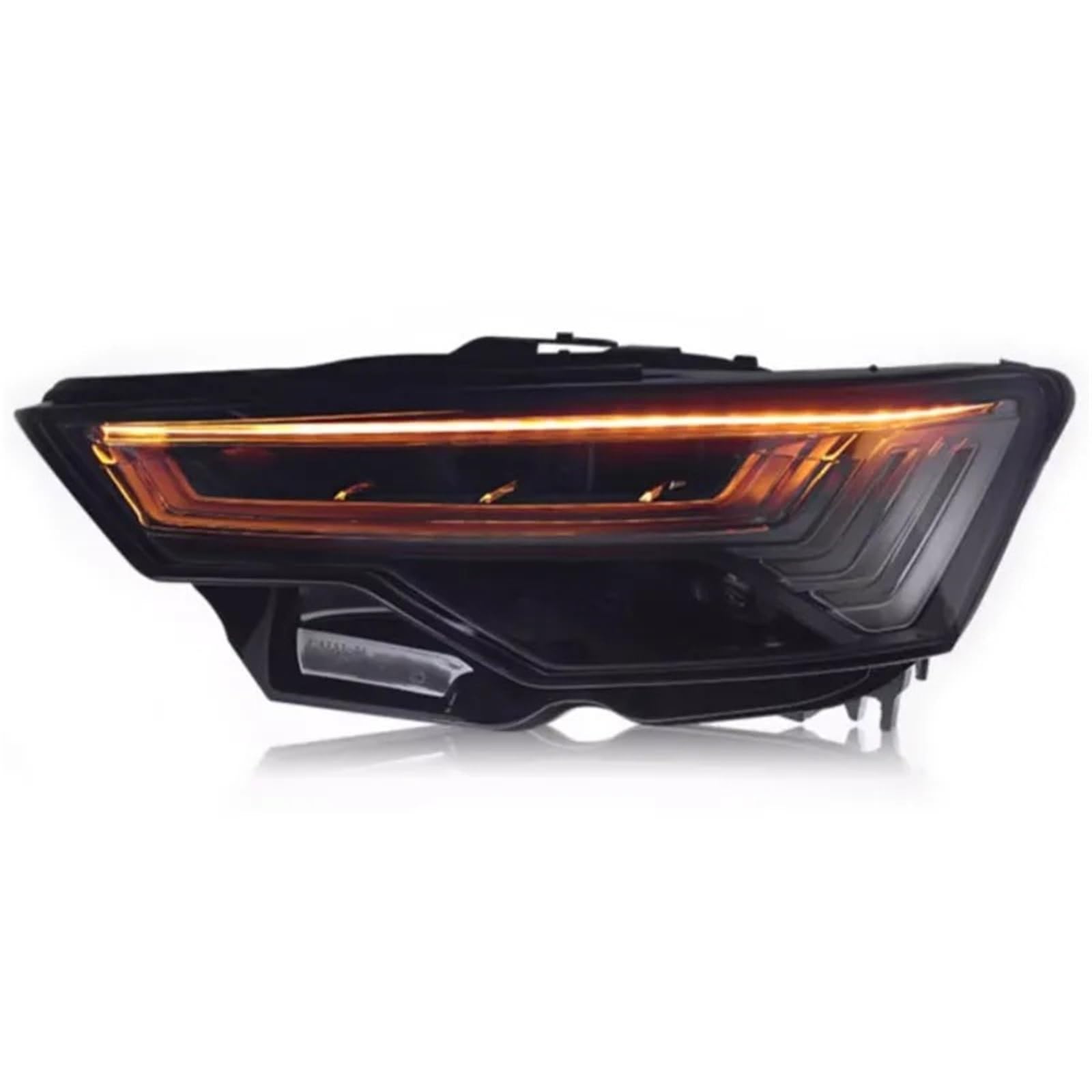 Faro Anteriore per Audi A6 C8 2019-2023, fendinebbia, luci diurne, luci di Stop, indicatori di direzione, Installazione Plug And Play. Gruppo Ottico Anteriore per Auto.