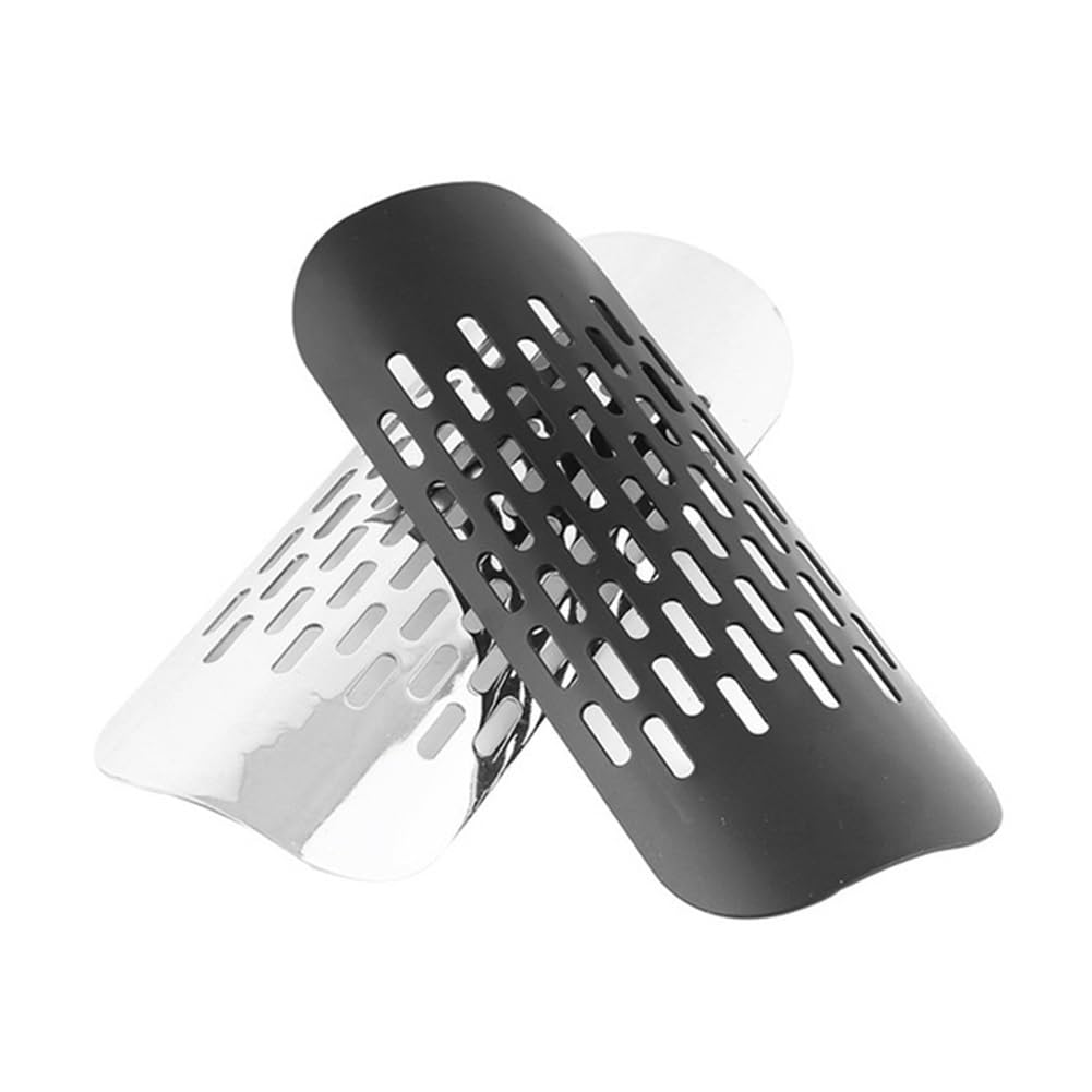 Scudo Termico Scarico Moto Protezione Della Copertura Dello Scudo Termico Del Tubo Del Silenziatore Di Scarico Cromato Per Moto Per Per Dyna Per Softail Per Sportster(02 Silver)
