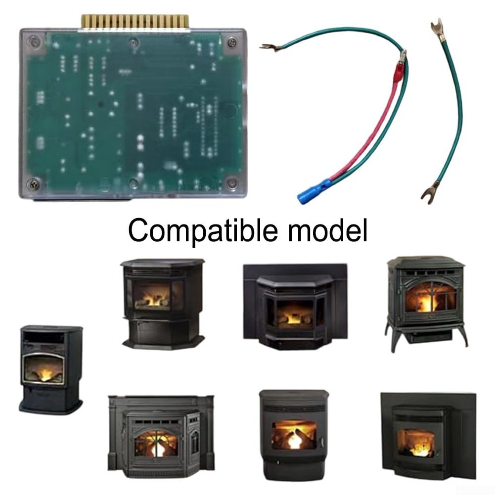 Placa de circuito de caja de control para estufas de pellets Quadra-Fire SRV7000-205, pieza de repuesto para sistema de calefacción Classic Bay Castile Santa Fe, unidad de control electrónico