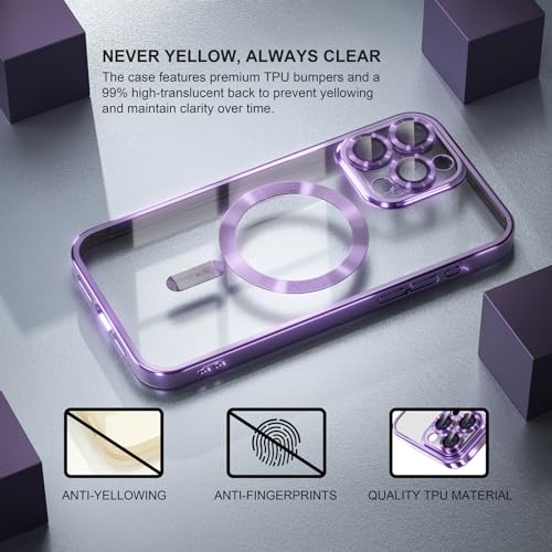 Image of Misea Magnetic for iPhone 15 Pro Max Case Compatible with MagSafe