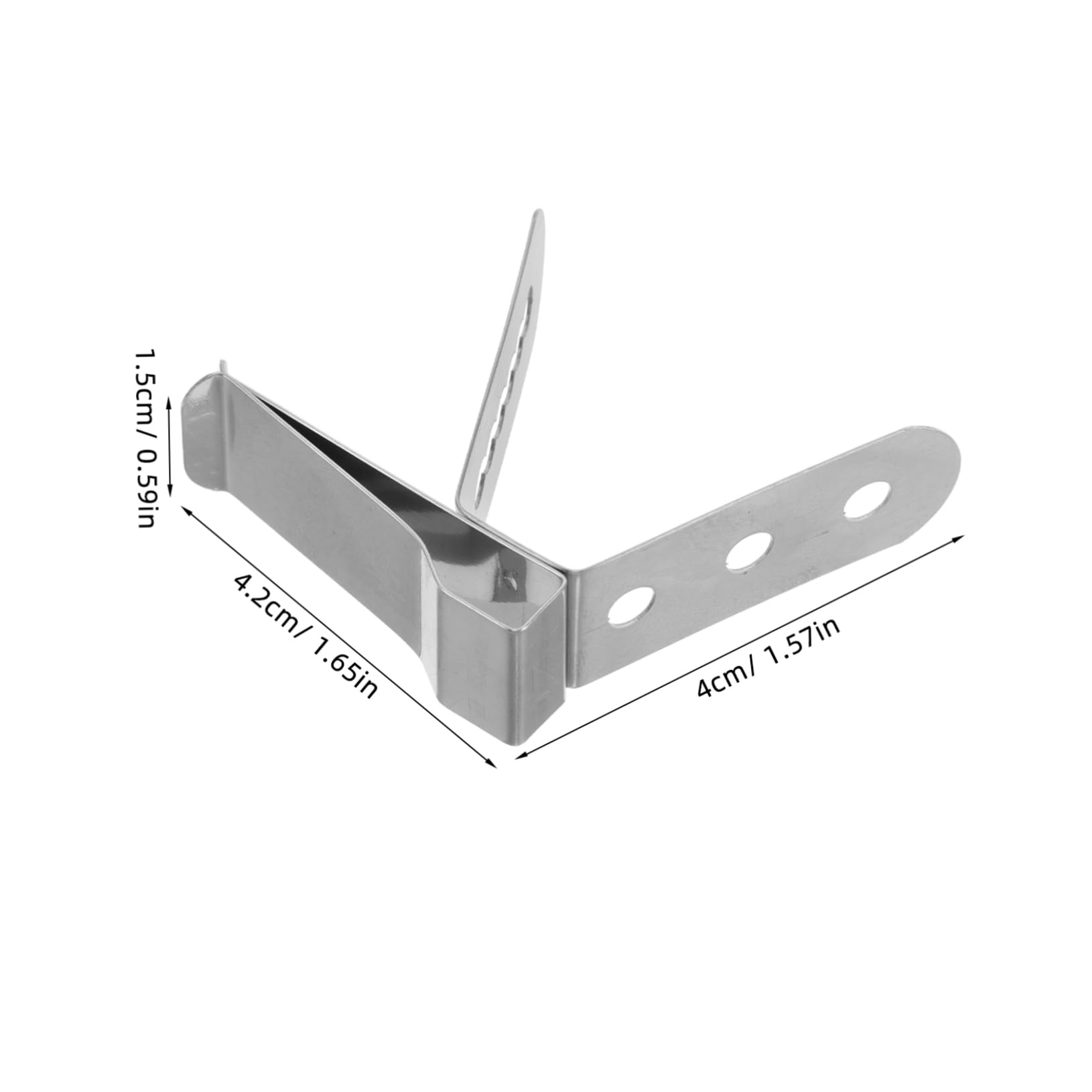 COLLBATH Stainless Clip for Probe Thermometer Food Thermometer Probe Clip Pot Clip for Easy Temperature Readings