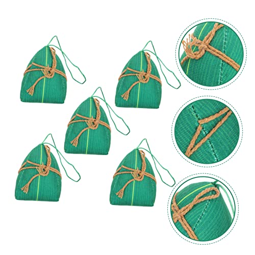 Sachets tradicionales chinos para Festival del Barco Dragón 5 piezas miniatura 6