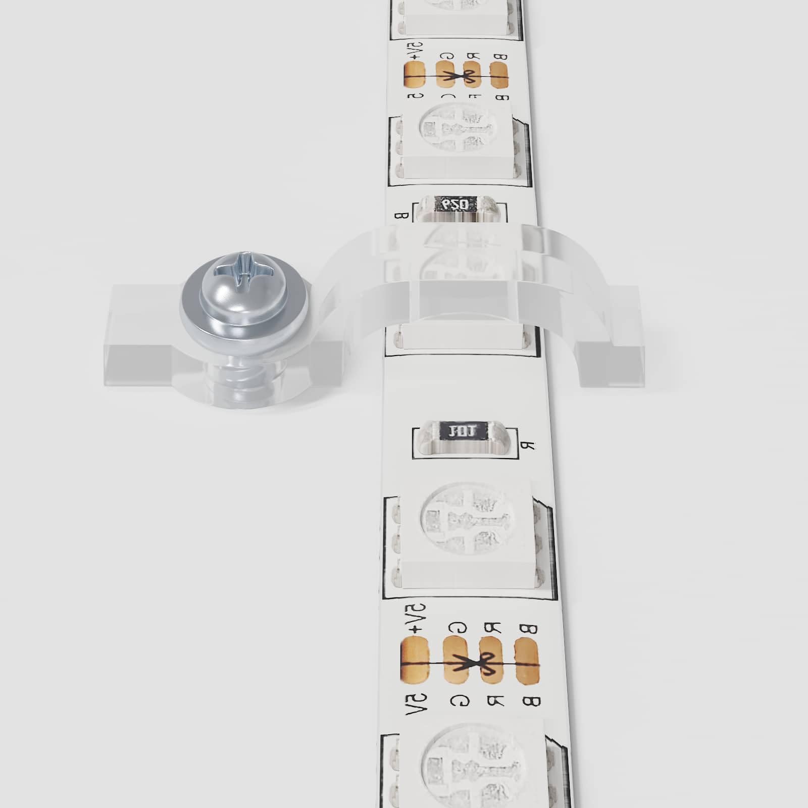 LED Streifen 12 Stück Schwarz Transparent 450 mm USB Stromversorgung für Innenräume Flexibel dimmbar Farbwechsel Akzent- und Arbeitsbeleuchtung