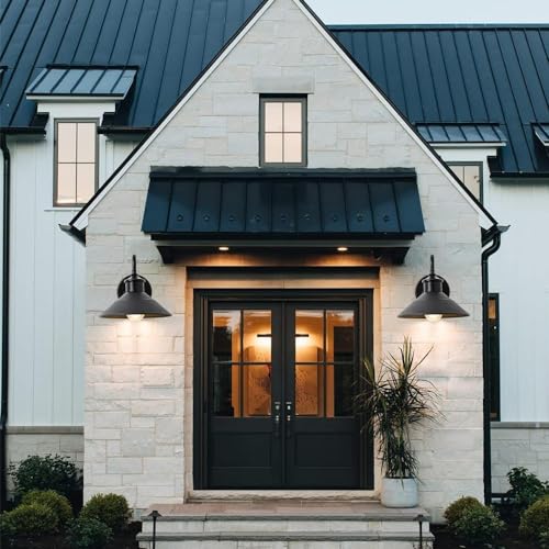 Industrial Gooseneck Wall Light Outdoor Waterproof Black Matte Sconce E26 E27 Base Farmhouse Barn Lamp for Porch Garage Antique Iron Fixture Retro Lighting – Image 5
