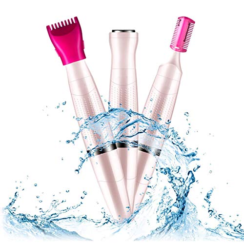 Bikini Trimmer For Women, Ladies Facial Hair Painless Remover Women's Electric Shaver, Personal Body/Eyebrow Hair Trimmer Waterproof Razor by Tripsky …