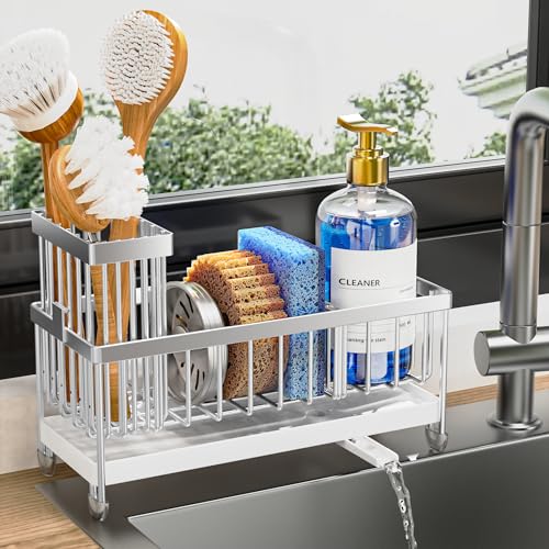 Cisily Sponge Holder for Kitchen Sink, Sink Caddy...