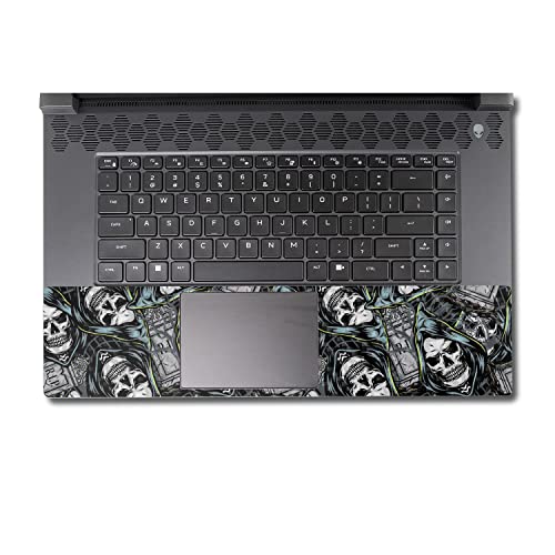 Image of MightySkins Carbon Fiber Skin Compatible With Alienware M17 R5 (2022) Full Wrap Kit - Wall Of Death | Protective, Durable Textured Carbon Fiber Finish | Easy To Apply & Change Styles | Made in the USA