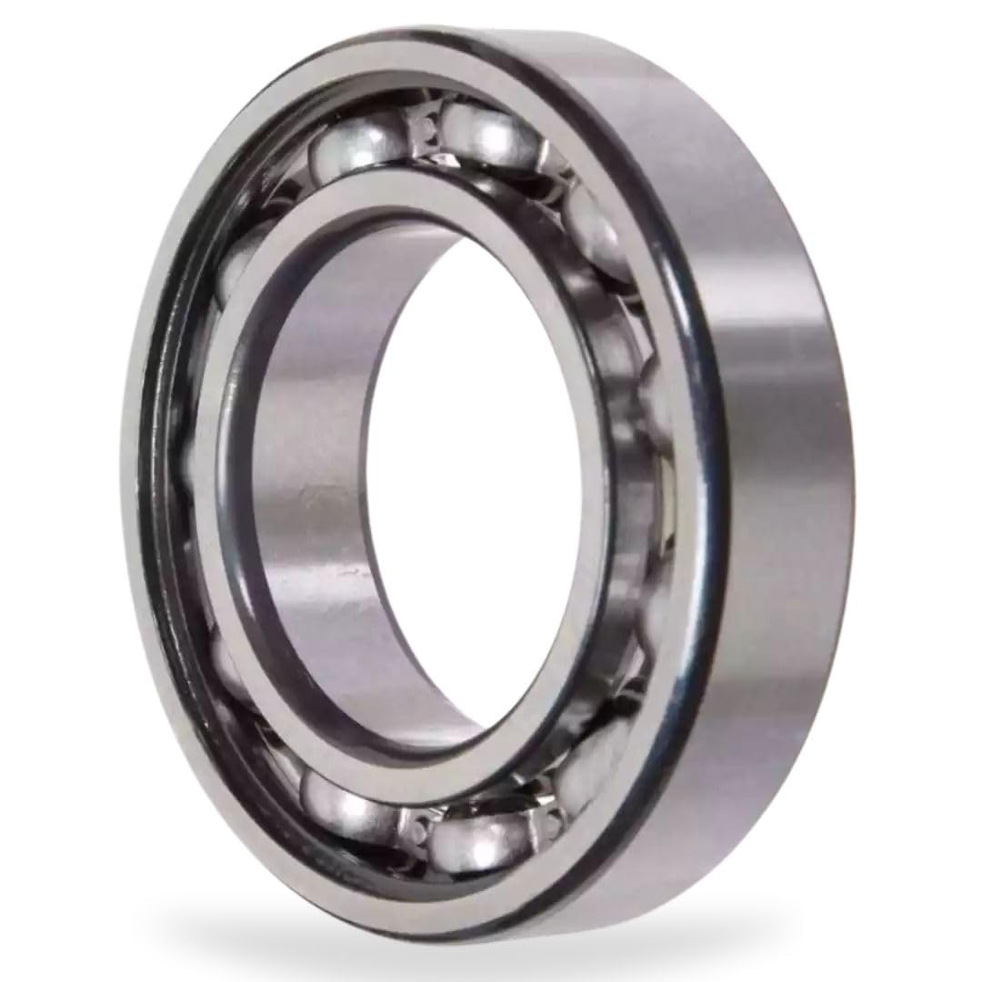NSK 6318dduc3 Deep Groove rodamientos de bolas, sellos de fila individual, doble contacto, remoción de jaula de acero prensado, C3, métricas, 90 mm de diámetro, 190 mm OD, 43 mm de ancho, 2400rpm máxima velocidad de rotación, 24055lbf estática capacidad d