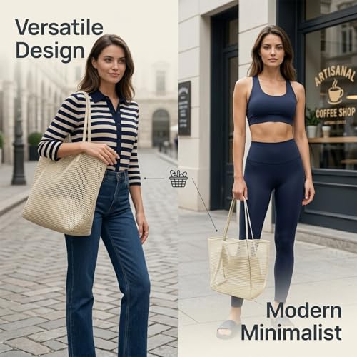 Bolso Tote Mesh para Playa y Viaje Mujer miniatura 7