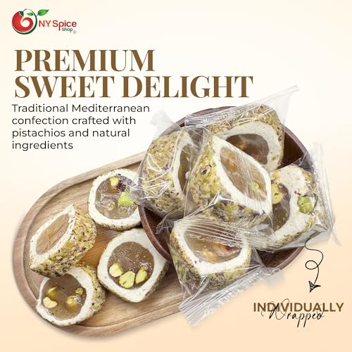 Image of NY Spice Shop Malban Pistachio Kashta Roll - 3 Pound Middle Eastern Pistachio Kashta Malban