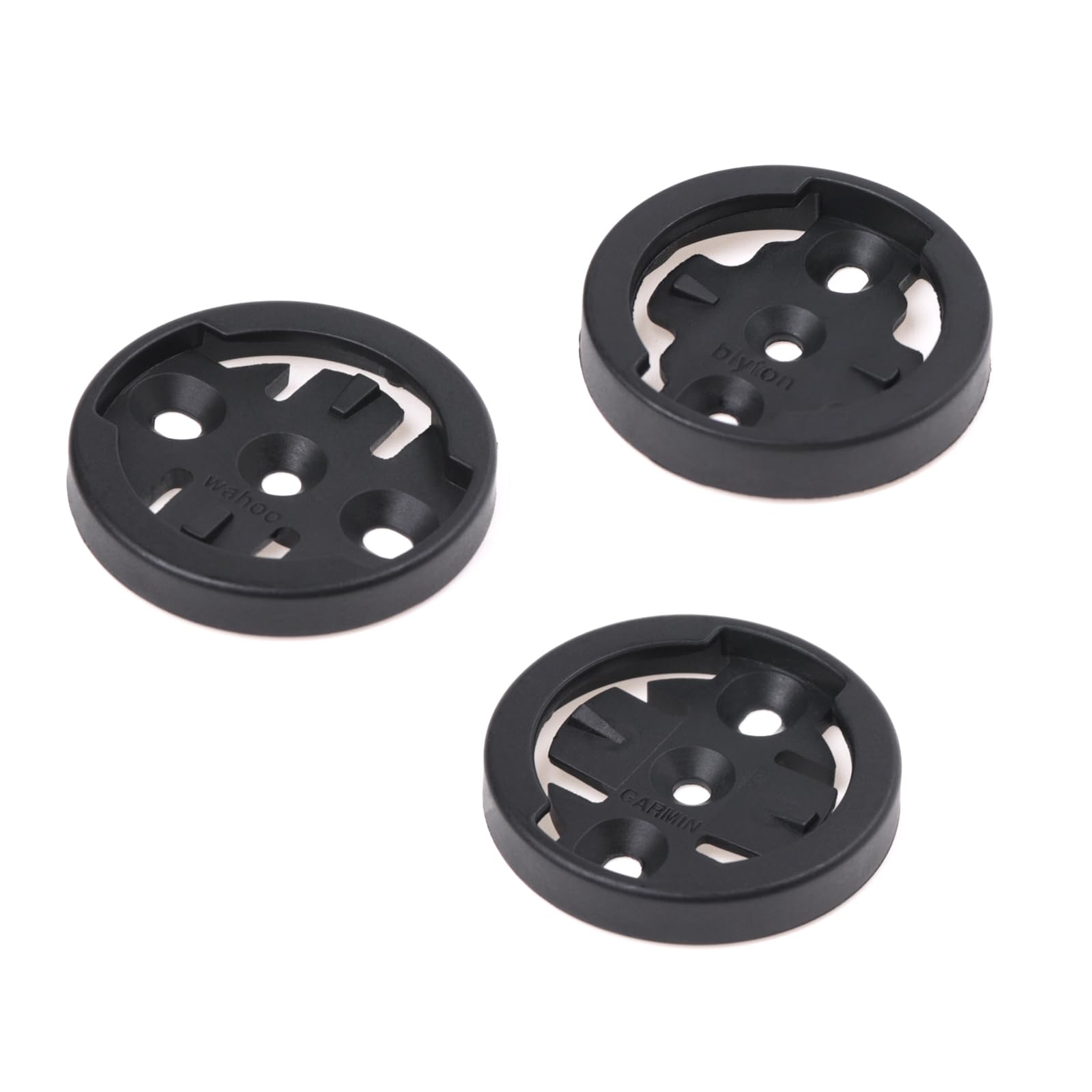 SUKOUSRAM 3 Pack Bicycle Mount Adapters Insert Compatible with Garmi n/Bry ton/Wa hoo Bike GPS Computer Mounts Replacement Base