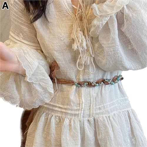 Waist Belt,mesh Weaving Cotton,Adjustable Multiway Body Chain & Hair Accessory2
