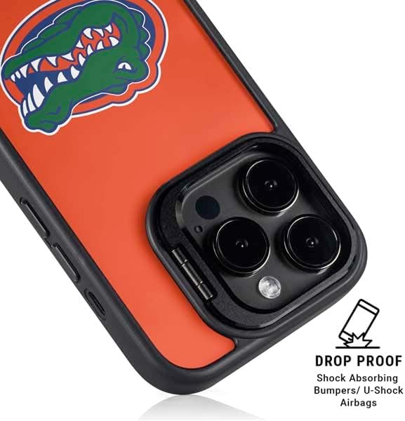 Skinit Kickstand Phone Case Compatible with iPhone 16 Pro Max - Officially Licensed University of Florida Gators Mascot Logo Design